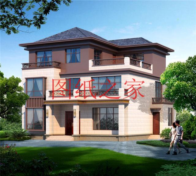 6套農(nóng)村三層別墅，占地110平方米左右，20萬(wàn)就能建好，這樣的別墅你喜歡嗎？