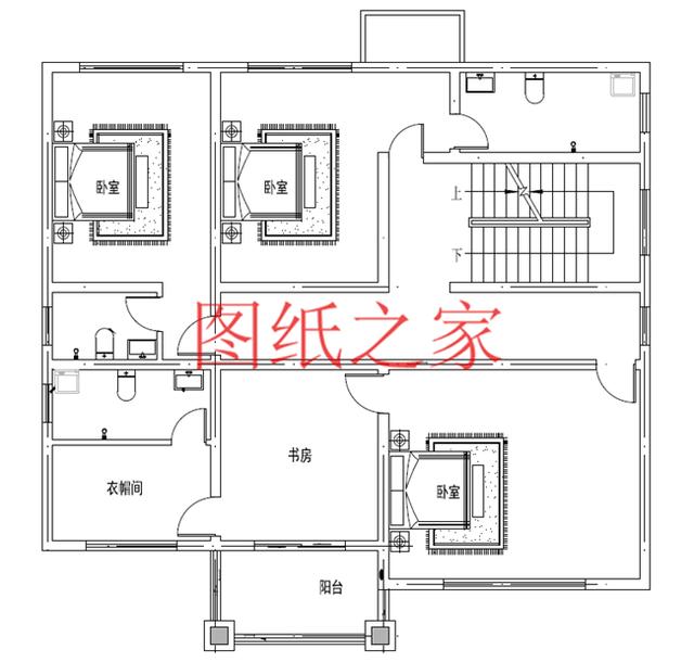 簡(jiǎn)約接地氣的三層別墅設(shè)計(jì)圖，占地150平卻有6、7個(gè)臥室，住起來絕對(duì)舒適寬敞！