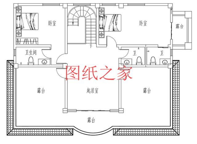 簡(jiǎn)約接地氣的三層別墅設(shè)計(jì)圖，占地150平卻有6、7個(gè)臥室，住起來絕對(duì)舒適寬敞！