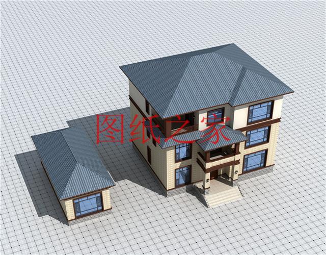 簡(jiǎn)約接地氣的三層別墅設(shè)計(jì)圖，占地150平卻有6、7個(gè)臥室，住起來絕對(duì)舒適寬敞！