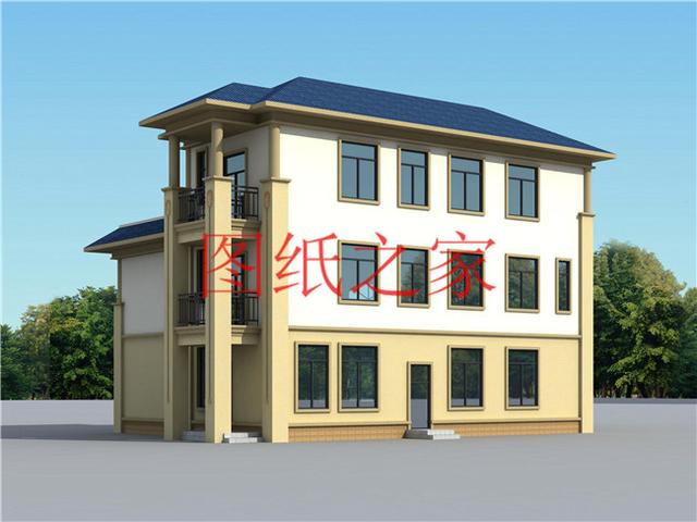 簡(jiǎn)約接地氣的三層別墅設(shè)計(jì)圖，占地150平卻有6、7個(gè)臥室，住起來絕對(duì)舒適寬敞！