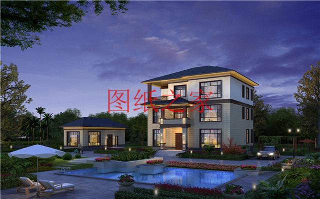 簡(jiǎn)約接地氣的三層別墅設(shè)計(jì)圖，占地150平卻有6、7個(gè)臥室，住起來絕對(duì)舒適寬敞！