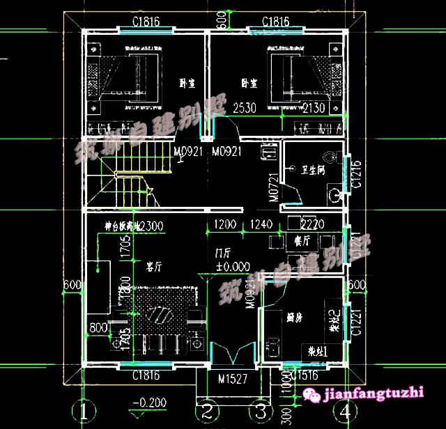 推薦兩款農(nóng)村平屋頂自建房，簡(jiǎn)單實(shí)用，造價(jià)也不高，帶CAD全套施工圖