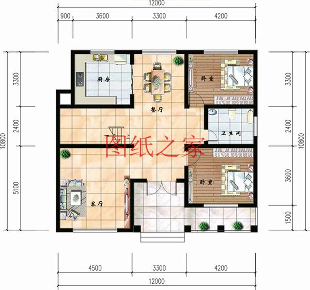 分享4套農(nóng)村二層別墅，占地120平方米左右，造價(jià)不到20萬，經(jīng)濟(jì)又實(shí)用！