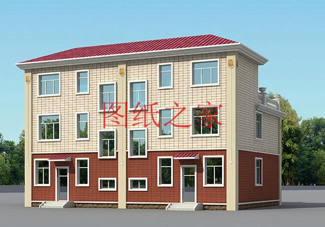 宅基地面積有限可以建雙拼別墅，每戶造價(jià)不到30萬，經(jīng)濟(jì)又實(shí)用，父母也可以跟著享福！