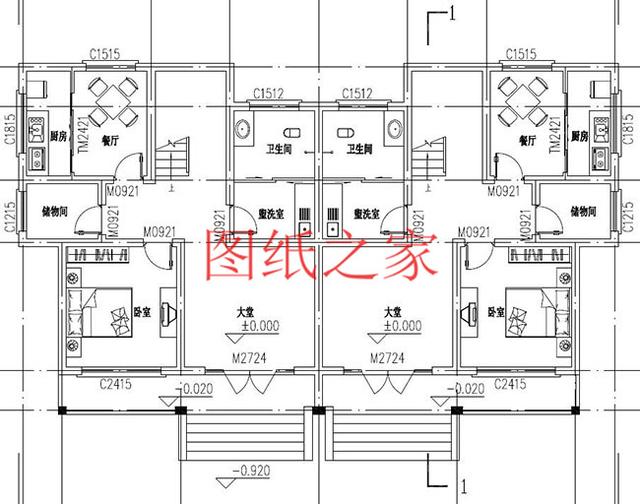 宅基地面積有限可以建雙拼別墅，每戶造價(jià)不到30萬，經(jīng)濟(jì)又實(shí)用，父母也可以跟著享福！