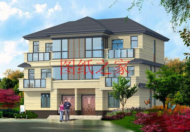 宅基地面積有限可以建雙拼別墅，每戶造價(jià)不到30萬，經(jīng)濟(jì)又實(shí)用，父母也可以跟著享福！