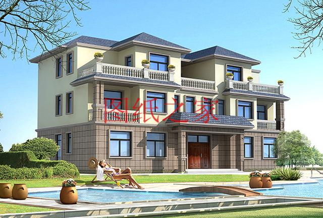 宅基地面積有限可以建雙拼別墅，每戶造價(jià)不到30萬，經(jīng)濟(jì)又實(shí)用，父母也可以跟著享福！