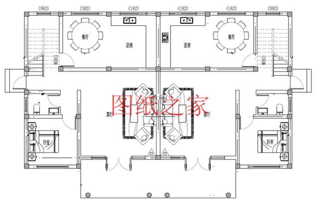 宅基地面積有限可以建雙拼別墅，每戶造價(jià)不到30萬，經(jīng)濟(jì)又實(shí)用，父母也可以跟著享福！