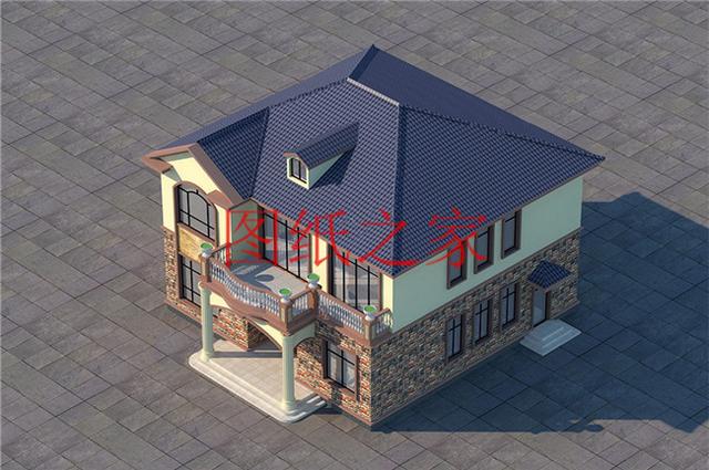 二層農(nóng)村別墅，占地140平米卻有5個(gè)臥室，全家人都能住得下，快來(lái)看看吧！