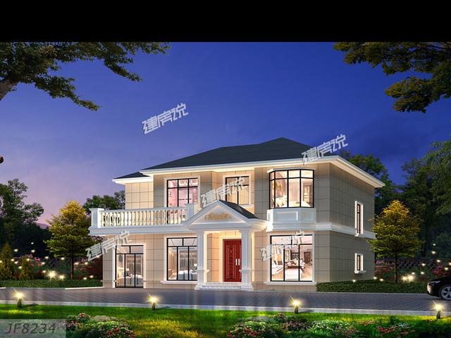 三棟農(nóng)村二層別墅設(shè)計(jì)圖，精致漂亮，實(shí)用，見過的人都說好，好戶型錯(cuò)過可惜了