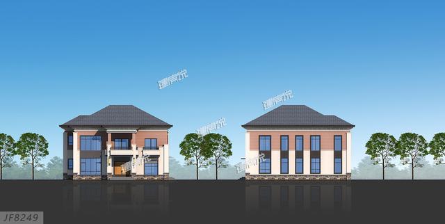 三棟農(nóng)村二層別墅設(shè)計(jì)圖，精致漂亮，實(shí)用，見過的人都說好，好戶型錯(cuò)過可惜了