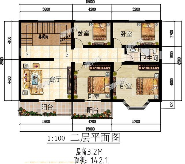 三棟農(nóng)村二層別墅設(shè)計(jì)圖，精致漂亮，實(shí)用，見過的人都說好，好戶型錯(cuò)過可惜了