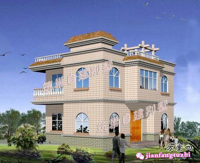 兩層簡(jiǎn)約實(shí)用二層別墅設(shè)計(jì)圖，造價(jià)低，是你想要的那一款！