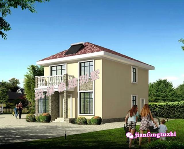 兩層簡(jiǎn)約實(shí)用二層別墅設(shè)計(jì)圖，造價(jià)低，是你想要的那一款！