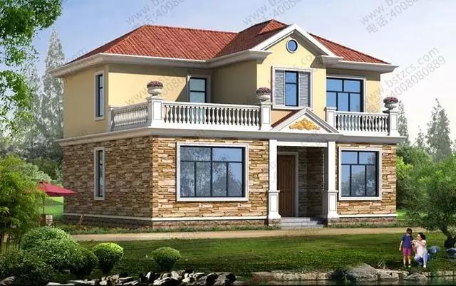 12×10米農(nóng)村二層自建房，帶大露臺(tái)，簡(jiǎn)潔而不失雅致，造價(jià)25萬(wàn)！