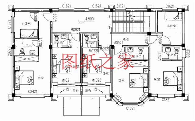 介紹2套大戶型的農(nóng)村二層平頂別墅圖，充分利用空間，平頂也別有一番風(fēng)味！