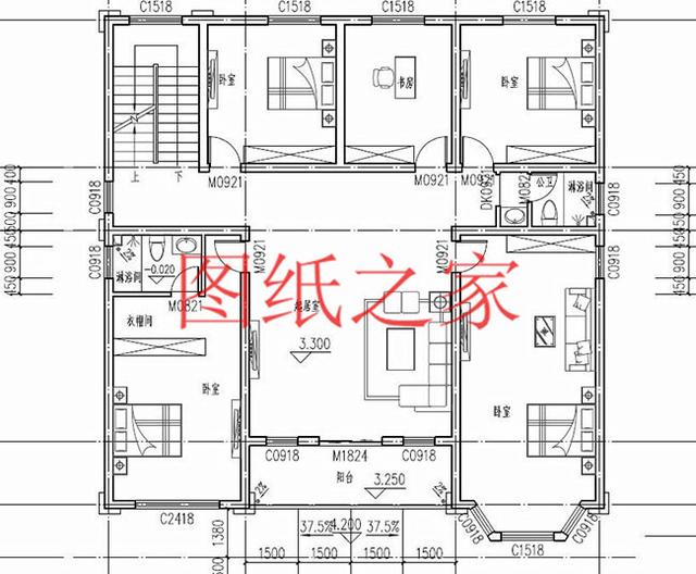 介紹2套大戶型的農(nóng)村二層平頂別墅圖，充分利用空間，平頂也別有一番風(fēng)味！
