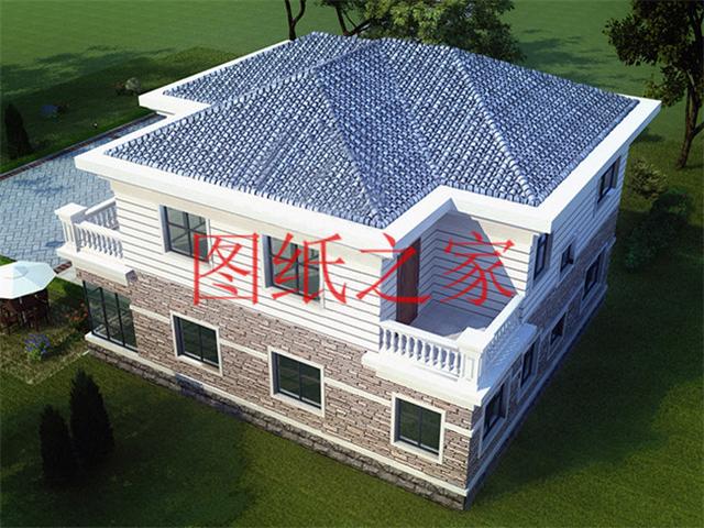 占地160平方米左右的農(nóng)村二層自建房，精致美觀又實用，年輕人也喜歡！