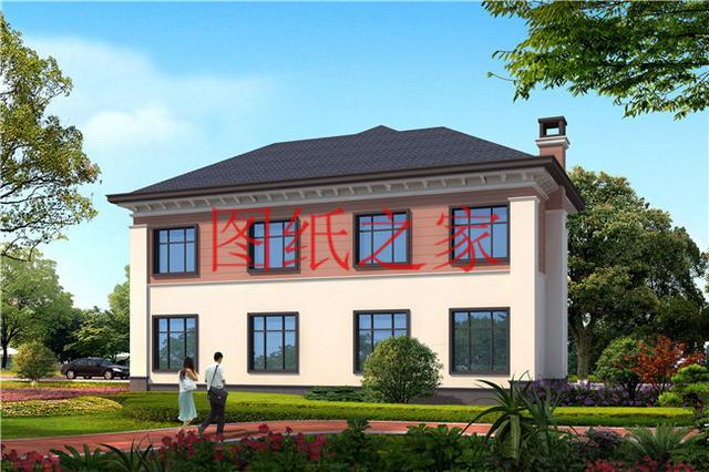 占地160平方米左右的農(nóng)村二層自建房，精致美觀又實用，年輕人也喜歡！