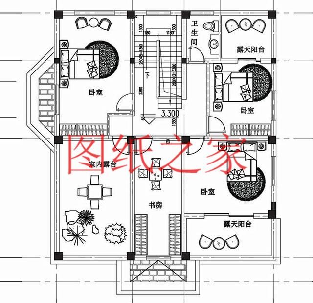 占地160平方米左右的農(nóng)村二層自建房，精致美觀又實用，年輕人也喜歡！