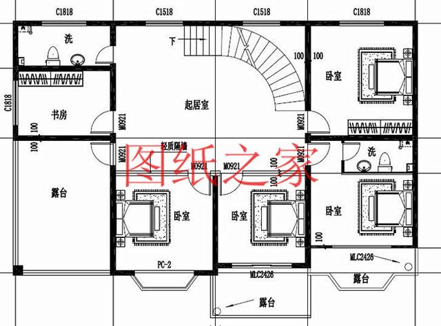 占地160平方米左右的農(nóng)村二層自建房，精致美觀又實用，年輕人也喜歡！