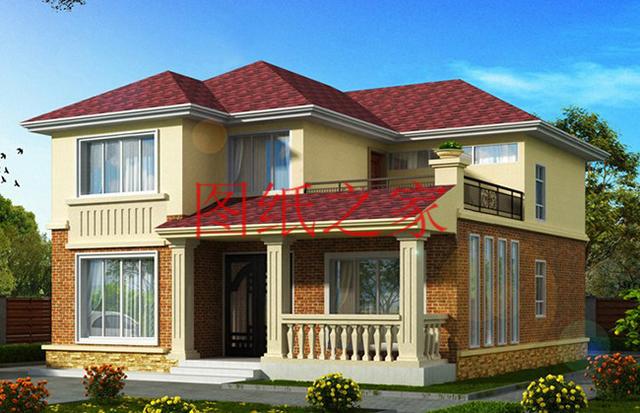 占地110平米左右的5套二層自建別墅，美觀實(shí)用，只要二三十萬就能實(shí)現(xiàn)別墅夢(mèng)