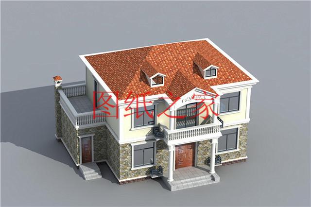 占地110平米左右的5套二層自建別墅，美觀實(shí)用，只要二三十萬就能實(shí)現(xiàn)別墅夢(mèng)