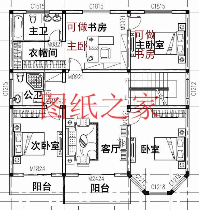 新穎別致的二層農(nóng)村別墅，占地130平米，蓋起來絕對(duì)有面子！
