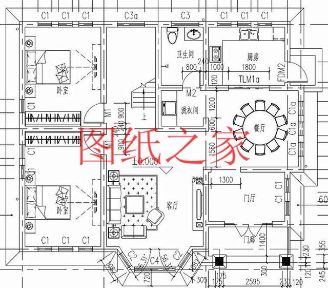 新穎別致的二層農(nóng)村別墅，占地130平米，蓋起來絕對(duì)有面子！