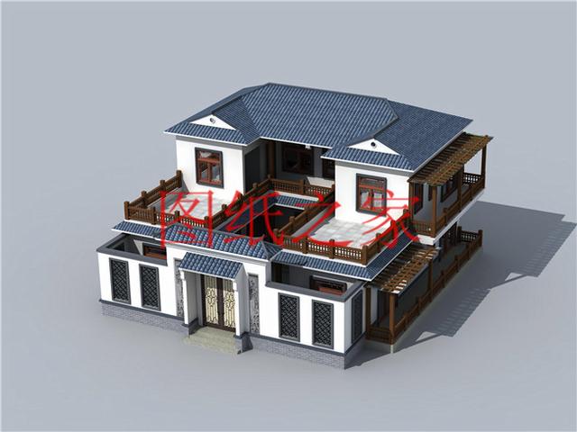 大宅基地就要蓋大房子，豪華氣派二層別墅，在村里倍兒有面子！