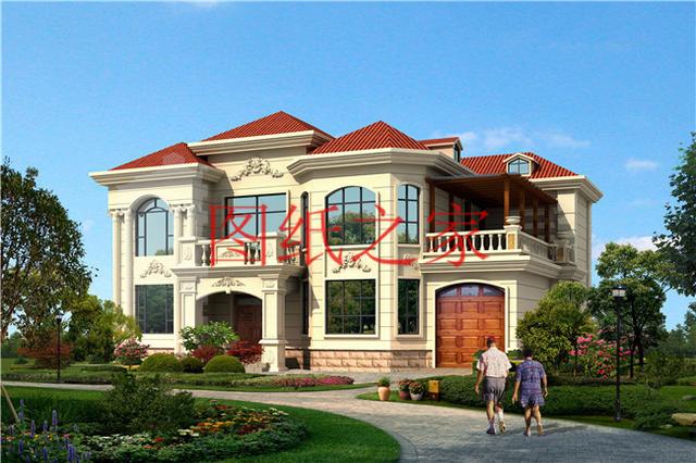 大宅基地就要蓋大房子，豪華氣派二層別墅，在村里倍兒有面子！