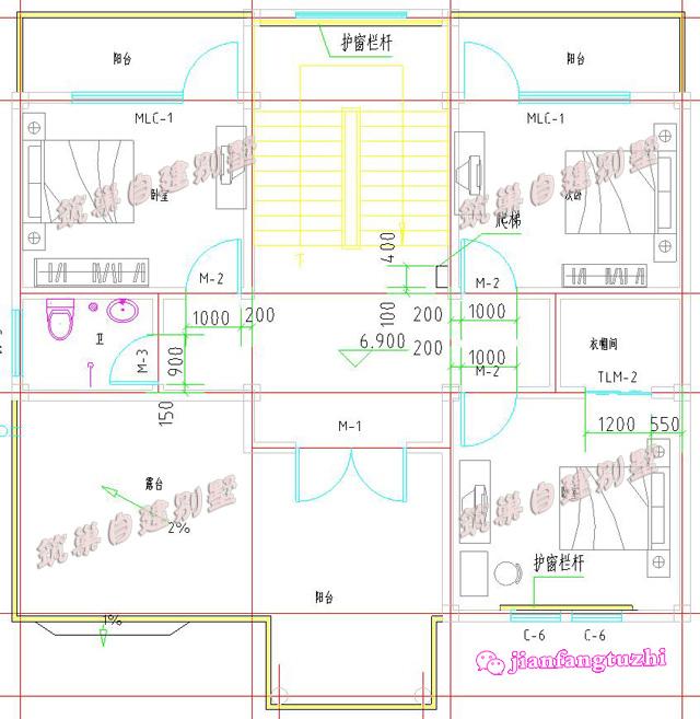 占地150平農(nóng)村三層別墅設(shè)計(jì)圖，美觀實(shí)用，清新大方，空間利用率高，特別適合農(nóng)村建房。