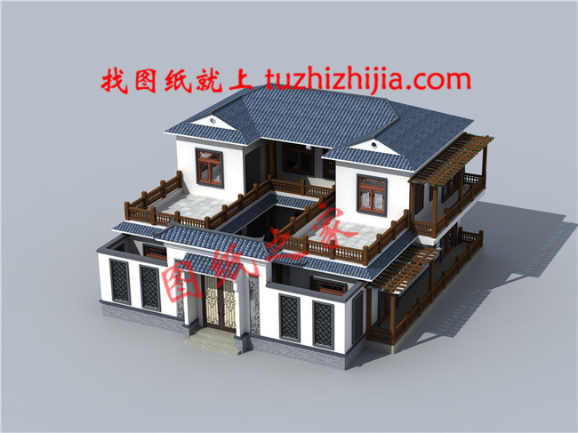 5套四合院別墅設(shè)計(jì)圖，現(xiàn)代與中式結(jié)合，秒殺歐式別墅！