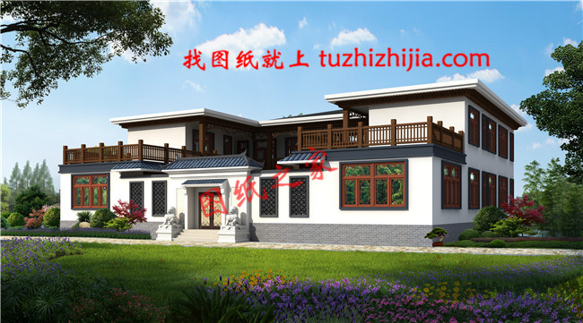 5套四合院別墅設(shè)計(jì)圖，現(xiàn)代與中式結(jié)合，秒殺歐式別墅！