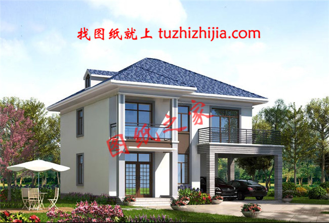 中國(guó)最好看的二層農(nóng)村房子圖片及施工圖紙，20萬(wàn)現(xiàn)代風(fēng)格