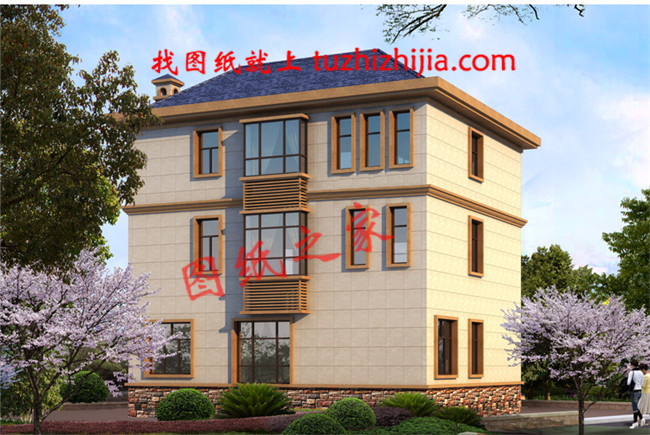 最新農(nóng)村20萬元二層半別墅設(shè)計(jì)圖，占地僅110多平