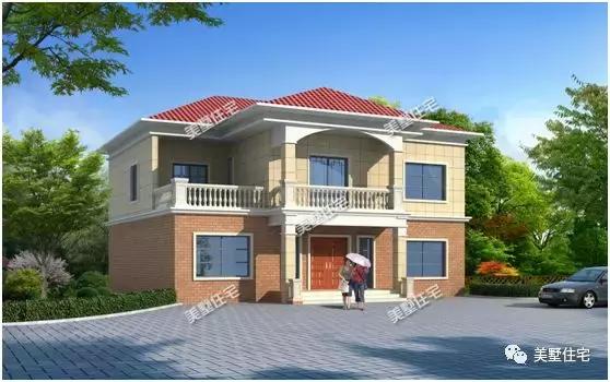 5款農(nóng)村二層別墅設(shè)計(jì)圖，內(nèi)部布局合理舒適，而且外觀時(shí)尚美觀，回家建一棟很不錯(cuò)。