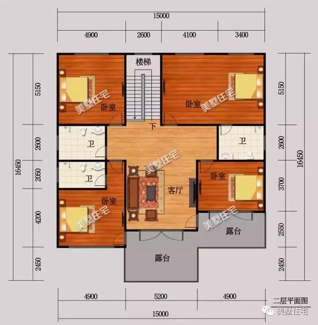 5款農(nóng)村二層別墅設(shè)計(jì)圖，內(nèi)部布局合理舒適，而且外觀時(shí)尚美觀，回家建一棟很不錯(cuò)。