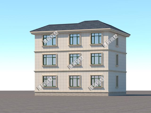 兩套開間都是12.8米的三層農(nóng)村自建房，精致漂亮，鄰居們的眼紅是最好的認(rèn)可！