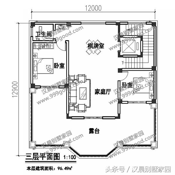 推薦5款開間基本都是12米的農(nóng)村別墅設(shè)計(jì)圖，不僅外觀美，而且40萬就能建起！