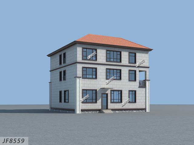 三層新中式別墅設(shè)計圖，家家戶戶都能建，布局又實用。