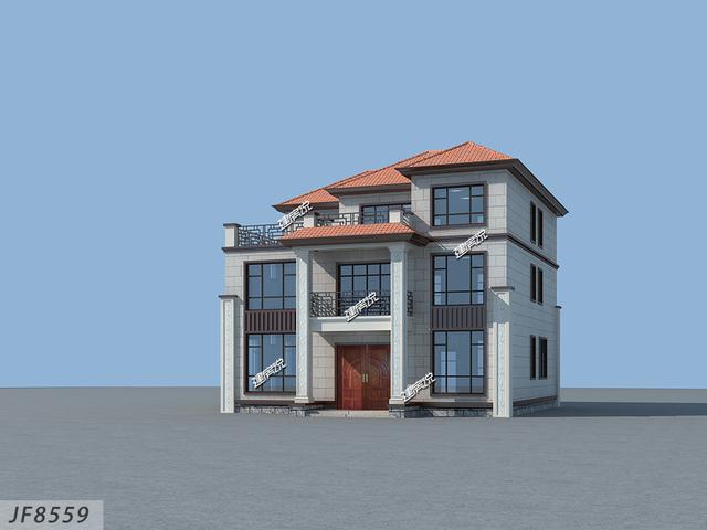 三層新中式別墅設(shè)計圖，家家戶戶都能建，布局又實用。