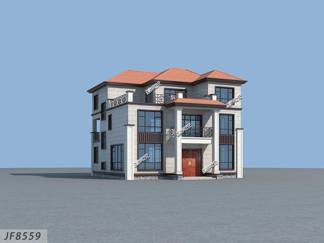 三層新中式別墅設(shè)計圖，家家戶戶都能建，布局又實用。