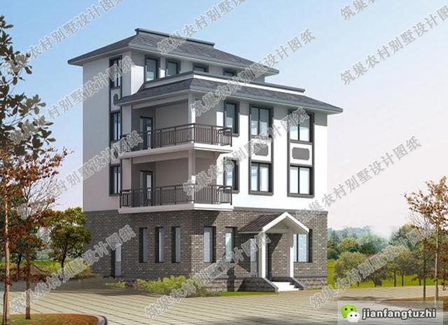 兩套占地100平以內(nèi)的農(nóng)村自建房，戶型1屬于中式風格，戶型2是流行的歐式風格，一起來看看。