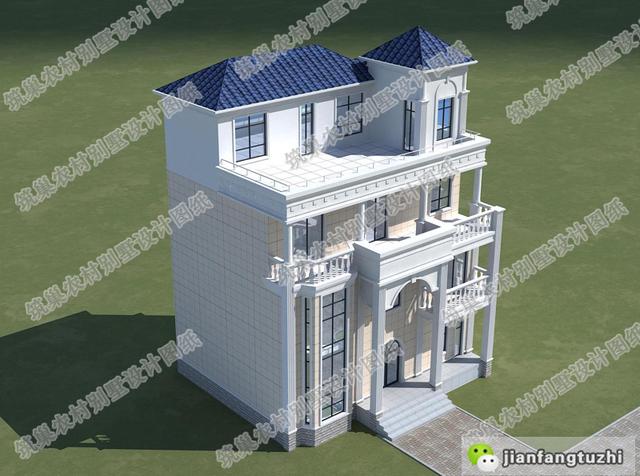 兩套占地100平以內(nèi)的農(nóng)村自建房，戶型1屬于中式風格，戶型2是流行的歐式風格，一起來看看。