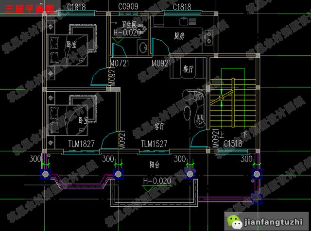 兩套占地100平以內(nèi)的農(nóng)村自建房，戶型1屬于中式風格，戶型2是流行的歐式風格，一起來看看。