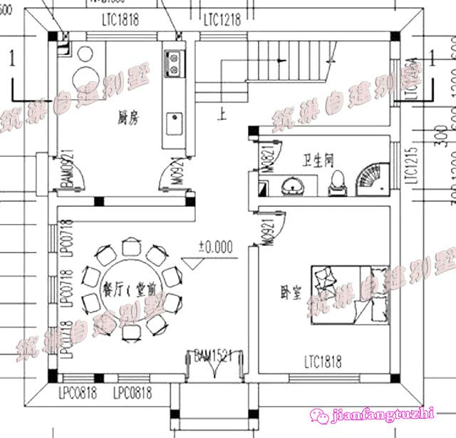 兩套占地100平以內(nèi)的農(nóng)村自建房，戶型1屬于中式風格，戶型2是流行的歐式風格，一起來看看。