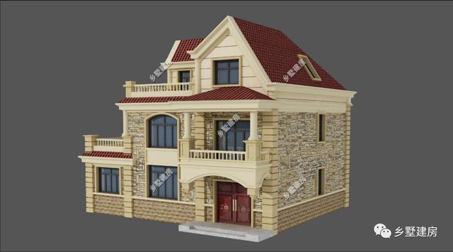 下半年新款三層農(nóng)村自建房，方便實(shí)用，臥室多，農(nóng)村蓋房就選它！