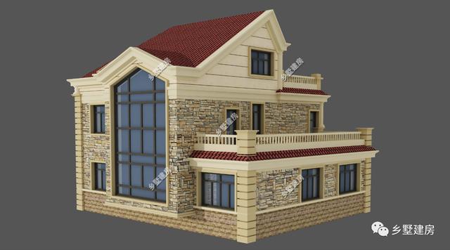 下半年新款三層農(nóng)村自建房，方便實(shí)用，臥室多，農(nóng)村蓋房就選它！